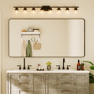 Wall-Mounted Mirror Rectangle Bathroom Vanity Mirrors Framed Mirrors Aluminum Framed Bathroom Mirror