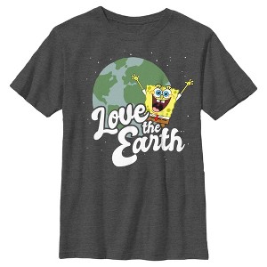 Boy's SpongeBob SquarePants Love the Earth T-Shirt - 1 of 4