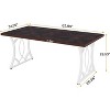 Tribesigns Rectangle Executive Desk, Modern Conference Table for Office - 3 of 4