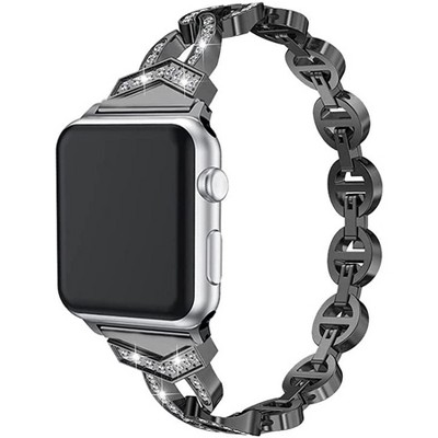 Worryfree Gadgets Metal Bling Band For Apple Watch 38/40/41mm, 42/44 ...