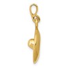 Black Bow Jewelry 14k Yellow Gold 3D Sombrero Pendant, 14mm (9/16 Inch) - 2 of 4