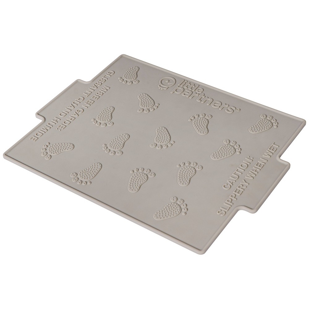 Photos - Doormat Little Partners Silicone Mat for Explore N Store Learning Tower – Gray
