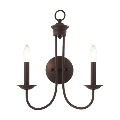 Livex Lighting Estate 2 - Light Wall Light in  Bronze