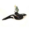 Old World Christmas 2.5 Inch Orca Marine Mammal Dolphin Tree Ornaments - 2 of 2