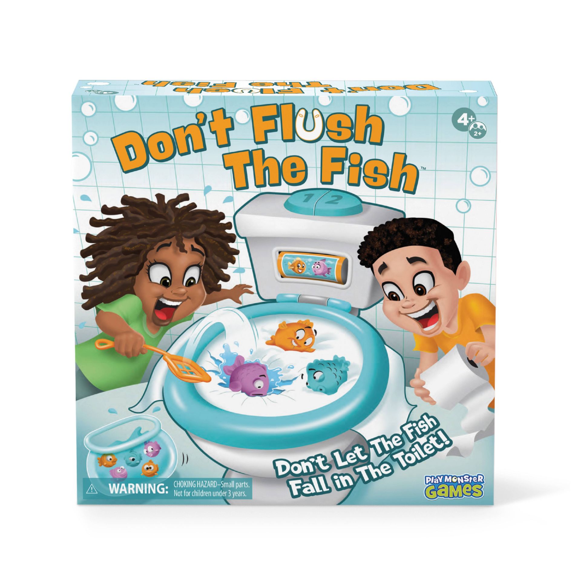 PlayMonster Dont Flush the Fish Board Game