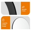 Dovelina Modern Wood Frame Arched Mirror Decorative Wall Mirror - 4 of 4