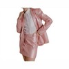 Women's Vegan Leather Blazer - Aureum - 2 of 4