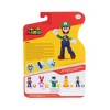 Nintendo Super Mario 4'' Luigi with Green Mushroom Action Figure - 4 of 4