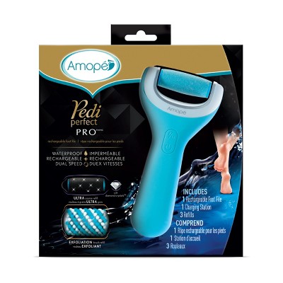 Amope Pedi Perfect Wet Dry Electronic Pedicure Foot File and Callus Remover - 1ct