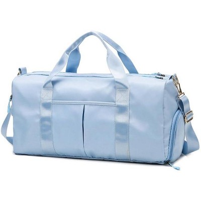 Men's and women's small-sized fitness bags, fitness bags for sports and weekend vacations, shoe and wet clothing compartments