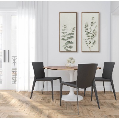 Eucalyptus Botanical I Framed Canvas Wall Art, 18 x 40