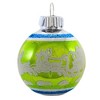 Christopher Radko 2.0 Inch Vintage Flocked Ornament Set Patterns Glitter Scenes Tree Ornament Sets - 3 of 4