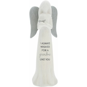 Pavilion Gift Company - Grandma Like You - 9" Angel Holding a Butterfly - Decorative Objects - 1 of 4