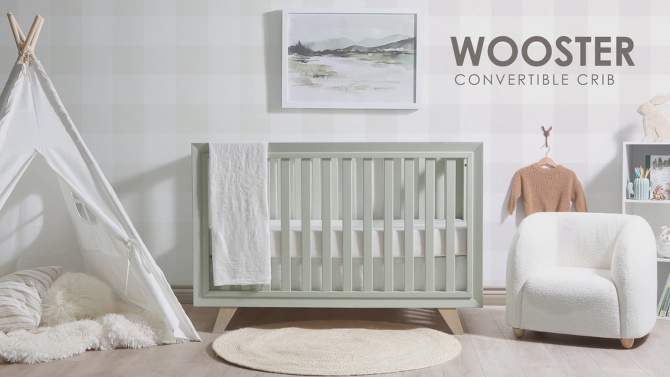 Second Story Home Wooster Convertible 3-in-1 Crib, 2 of 7, play video