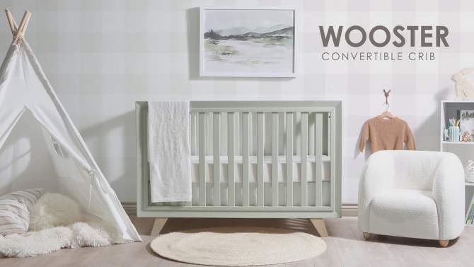Second Story Home Wooster Convertible 3-in-1 Crib, 2 of 7, play video