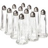 Slickblue Glass Tower Seasoning Shakers – 1 oz, Bulk 12-Pack with Stainless Steel Screw-On Lids - 2 of 3