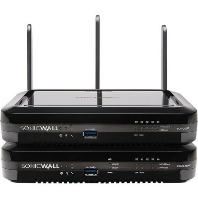 SonicWall SOHO 250 Network Security/Firewall Appliance - 5 Port - 1000Base-T - Gigabit Ethernet - Wireless LAN IEEE 802.11n
