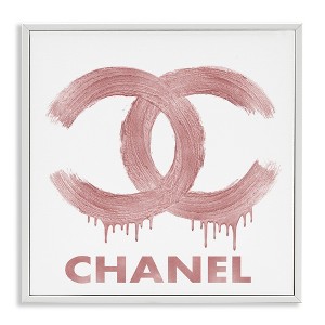 Stupell Industries Dripping Paint Fashion Brand, 24" x 24" - 1 of 4