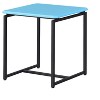 NicBex Modern Rectangle Coffee Table Set of 3 with Beveled Edges and Metal Frame for Living Room - 4 of 4