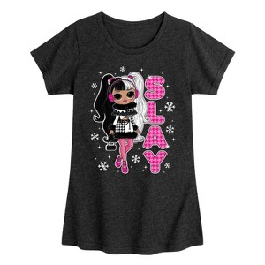 Girls' - LOL Surprise! - Winter Dolls Fitted Short Sleeve Graphic T-Shirt - 1 of 4