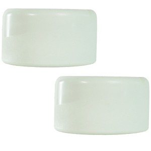 Pool Central Swimming Pool Ladder Bumper Cap Plugs 2pc 2.25"- White - 1 of 3