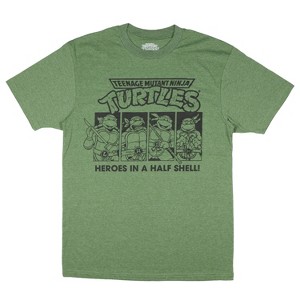 Teenage Mutant Ninja Turtles Men's Heroes In a Half Shell T-Shirt - 1 of 3
