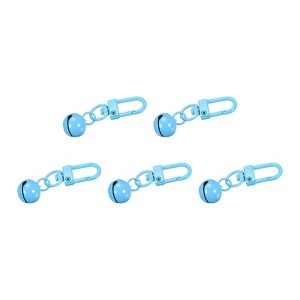 Unique Bargains Stainless Steel DIY Crafts Christmas Decoration Pet Bells 5 Pcs - 1 of 3