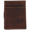 CTM Men's Leather Front Pocket Wallet with Elastic Keeper - 4 of 4