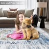 COZONY Vintage Washable Accent Rug, Non-Slip Distressed Medallion Carpet for Indoor Living Spaces - 3 of 4