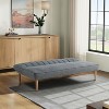 Serta Santiago Convertible Sofa Woven Gray - 4 of 4
