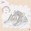Infurnic Baby Activity Gyms, Baby Play Set with 7-in-1 Toddler Slide and Telescope, for Baby Essentials Gift, Multicolored, 80"*76"*37.8" - 4 of 4