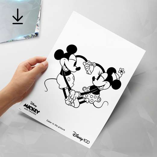 Mickey & Friends Coloring Page 2