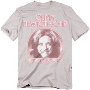 Olivia Newtonjohn I Honestly Love You Adult T-Shirt - 1 of 4