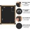 Americanflat 16x20 Poster Frame in Pine with Polished Plexiglass - Horizontal and Vertical Formats - Wall Mounted - 3 of 4