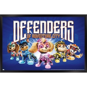 Trends International Paw Patrol: The Mighty Movie - Defenders Framed Wall Poster Prints - 1 of 4