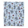 NoJo Disney Toy Story 4 Super Soft Blue, Yellow, Red Buzz Lightyear Woody Star Rocket Horse Shoe French Fiber Baby Blanket - 3 of 4