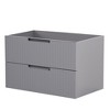 Dolonm Wall mounted pedestal basin with sink MDF 3 drawers - 2 of 4