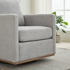 Lyngins Chenille Square Swivel Accent Chairs,Upholstered Arm Chairs for Living Room,Bedroom - 4 of 4