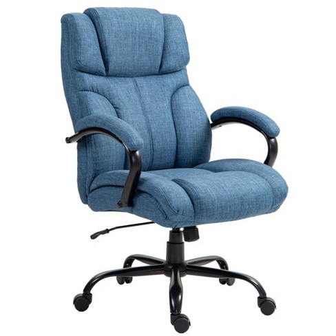 NicBex Large Adjustable Height Ergonomic High-Back Office Chairs with Universal Wheels for Work Study,Blue - image 1 of 4