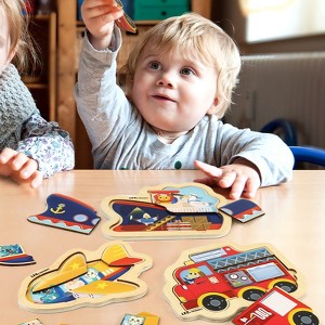 Leo & Friends Vehicle Puzzle Set - 1 of 3