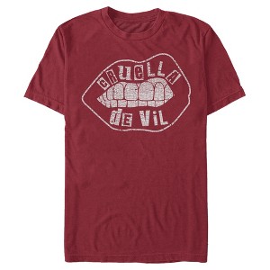 Men's Cruella Distressed Lips Logo T-Shirt - 1 of 4