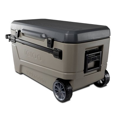 Sandstone 110 Qt Wheeled Chest Cooler with Telescoping Handle