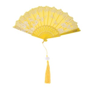 Unique Bargains Tassel Folding Fan 1 Pc - 1 of 4