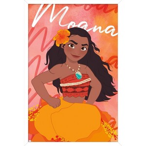 Trends International Disney Princess: Flower Senses - Moana Framed Wall Poster Prints - 1 of 4