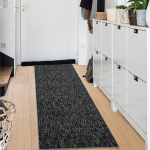 TackView Washable Area Rugs, Distressed Modern Carpet Low Pile Rug Non Slip Farmhouse Floor Cover, for Living Room Bedroom - 1 of 4