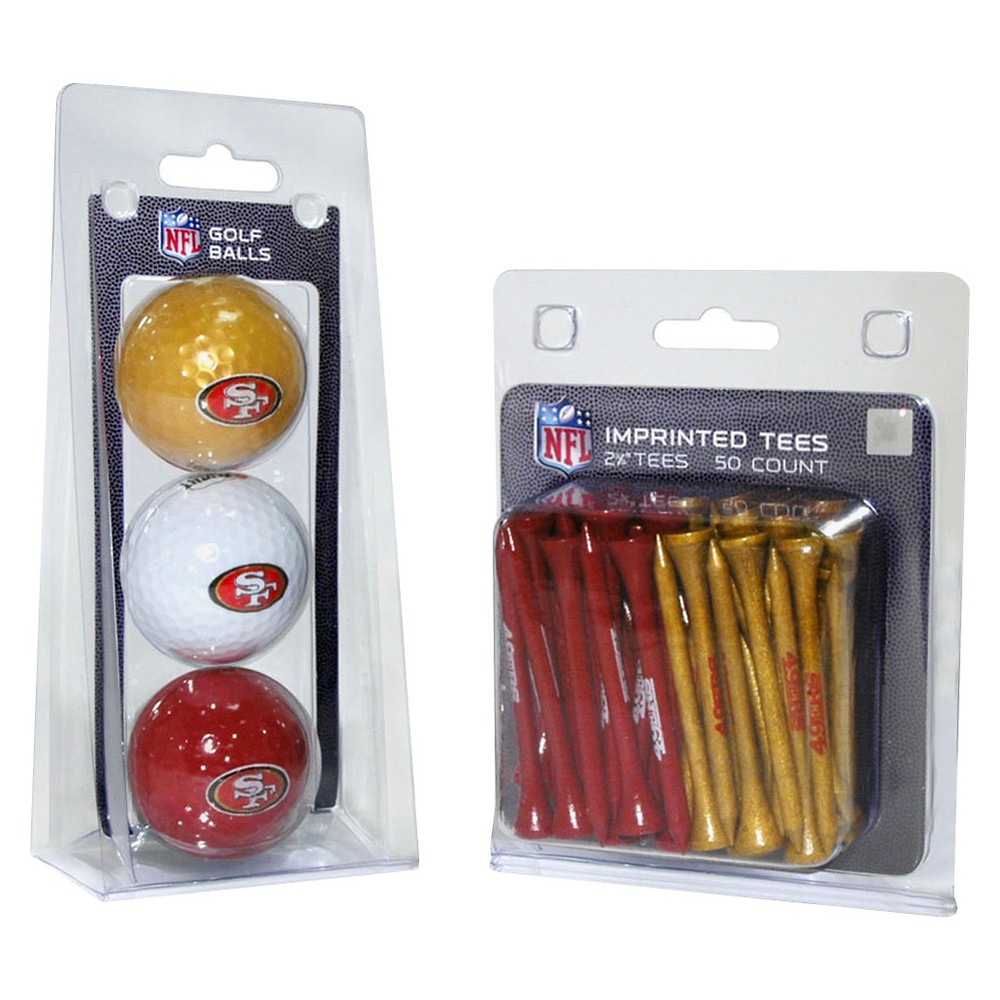 UPC 637556327994 product image for San Francisco 49ers Team Golf 3 Ball and 50 Tee Set | upcitemdb.com