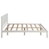 Okak Full/Twin Natural Platform Beds with Wide Wood Headboard,Solid Wood Bed Frame for Primary Bedroom,No Spring Box Needed - 3 of 4