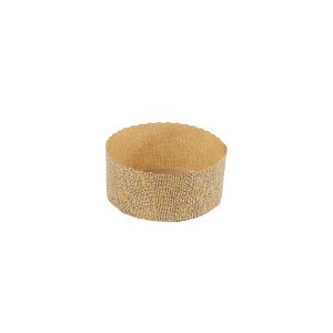Novacart Panettone Disposable Paper Baking Mold 3.25" Diameter x 1.62" High - Pack of 100 - 1 of 1