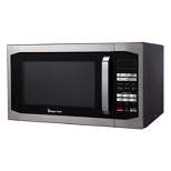 Magic Chef MCM1611ST 1100 Watt 1.6 Cubic Feet Microwave with Digital Touch Controls and Display, Black