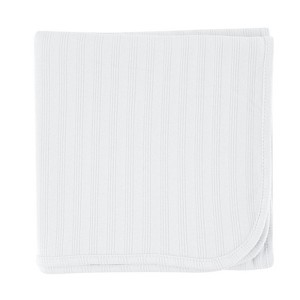 Touched by Nature Baby Organic Cotton Swaddle, Receiving and Multi-purpose Blanket, White, One Size - 1 of 1